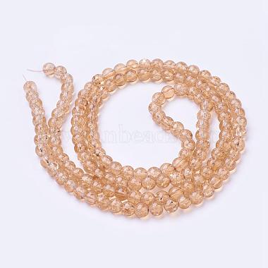 Spray Painted Crackle Glass Beads Strands(CCG-Q001-6mm-07)-3