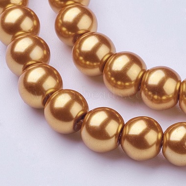 Glass Pearl Beads Strands(HY-8D-B68)-2