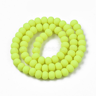 faits à la main en pate polymère perles brins(X-CLAY-N008-053-11)-2