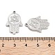 Non-Tarnish 304 Stainless Steel Pendant Cabochon Settings(STAS-P364-05P)-3