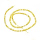 Natural Yellow Agate Beads Strands(G-O180-05C)-2