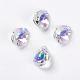 Faceted K9 Glass Rhinestone Charms(RGLA-F053-A-001AB)-1