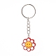 Flower Acrylic Pendant Keychain(KEYC-JKC00428-02)-3