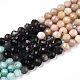 Natural & Synthetic Mixed Gemstone Beads Strands(G-D080-A01-02-03)-4