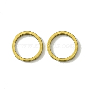 Brass Linking Rings, Flat Ring, Raw(Unplated), 8x0.8mm, Inner Diameter: 6.5mm(KK-B085-12C-01)