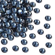 Preciosa&reg Crystal Hotfix Flatback Stones, Czech Crystal, Round(438 11 612 Chaton Rose VIVA 12 &reg), 30150 Denim Blue, SS12(3.3~3.5mm)(Y-PRC-HSS12-30150)