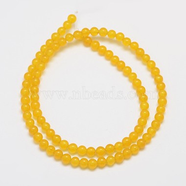 Natural & Dyed Malaysia Jade Bead Strands(G-A146-4mm-A03)-2
