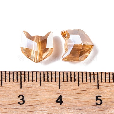 100&nbsp;pi&egrave;ces de perles de verre galvanis&eacute;es(EGLA-P060-01B-PL01)-3
