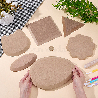 6Pcs 6 Styles MDF Wood Boards(DIY-OC0016-35)-3