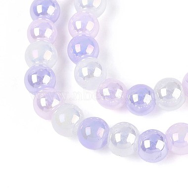 Electroplate Glass Beads Strands(X-EGLA-N019-6mm-01)-3