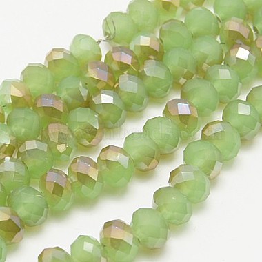 Electroplate Glass Faceted Rondelle Beads Strands(EGLA-D020-3x2mm-58)-2