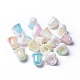 perles acryliques opaques bicolores(X-SACR-K004-02)-1