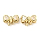 Brass Pave Shell Bowknot Multi-Strand Links(KK-Q820-18G)-1