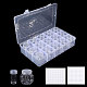 Rectangle Plastic Organizer Storage Grid Bead Containers(CON-WH0100-80)-8
