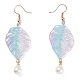 Spray Painted Stainless Steel Dangle Earrings(EJEW-I256-02G)-2