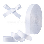 Thermal Transfer Polyester Flat Hanging Strap, DIY Accessories, White, 21x0.7mm, 25m/bundle(FW-TAC0001-02D)