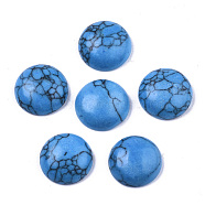 Synthetic Howlite Cabochons, Dyed, Half Round/Dome, 12x4mm(G-N0326-011A-01)