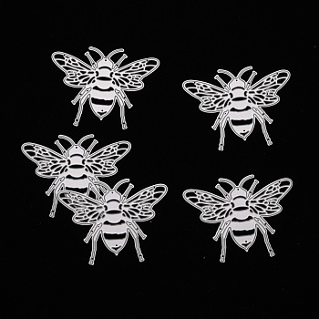 Bees Carbon Steel Cutting Dies Stencils, for DIY Scrapbooking/Photo Album, Decorative Embossing DIY Paper Card, Matte Platinum Color, 7x8.7x0.08cm