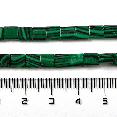 Synthetic Malachite Beads Strands(G-F762-A11-01)-5