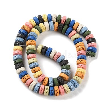 Synthetic Lava Rock Dyed Beads Strands(G-H311-09-09)-3