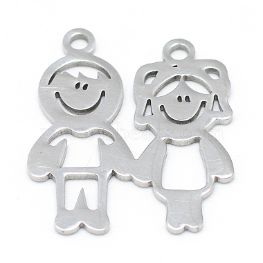Stainless Steel Color Human Stainless Steel Pendants