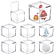 Square Transparent Plastic Candy Storage Case(ODIS-WH0043-53)-1