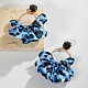 Alloy & Glass Square Dangle Stud Earrings(FS-WGB2EE4-02)-1