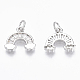 Brass Micro Pave Cubic Zirconia Charms(ZIRC-R109-013P-NF)-1