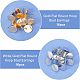 32Pcs 2 Colors Brass Stud Earring Findings(KK-FH0002-19)-4