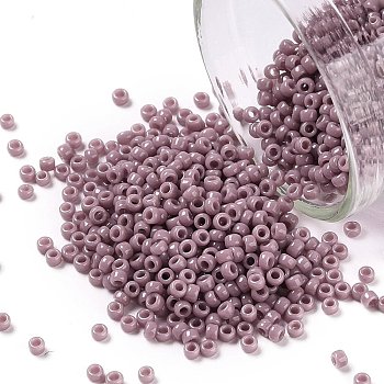 TOHO Round Seed Beads, Japanese Seed Beads, (52) Opaque Lavender, 11/0, 2.2mm, Hole: 0.8mm, about 1103pcs/10g