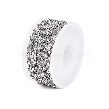 304 Stainless Steel Textured Cable Chains(CHS-D004-02P)-5