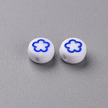 White Opaque Acrylic Beads(MACR-N008-41A)-3