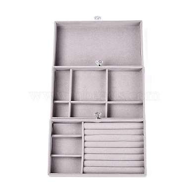 3-Tier PET Plastic Jewelry Storage Drawer Boxes(CON-N016-05B)-3