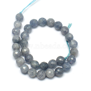 8mm Round Aquamarine Beads