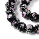 Handmade Luminous Lampwork Beads Strands(LAMP-N037-01A)-4