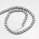 Electroplate Non-magnetic Synthetic Hematite Beads Strands(G-J169C-3mm-07)-2