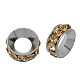 Brass Rhinestone Spacer Beads(RB-A020-9mm-14P)-1