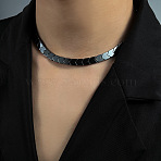 Synthetic Non-magnetic Hematite Arrow Beaded Necklaces with Steel Clasps, 15.75 inch(40cm)(FS-WGD7F98-01)