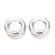 202 Stainless Steel Huggie Hoop Earrings(EJEW-O087-08E-P)-1