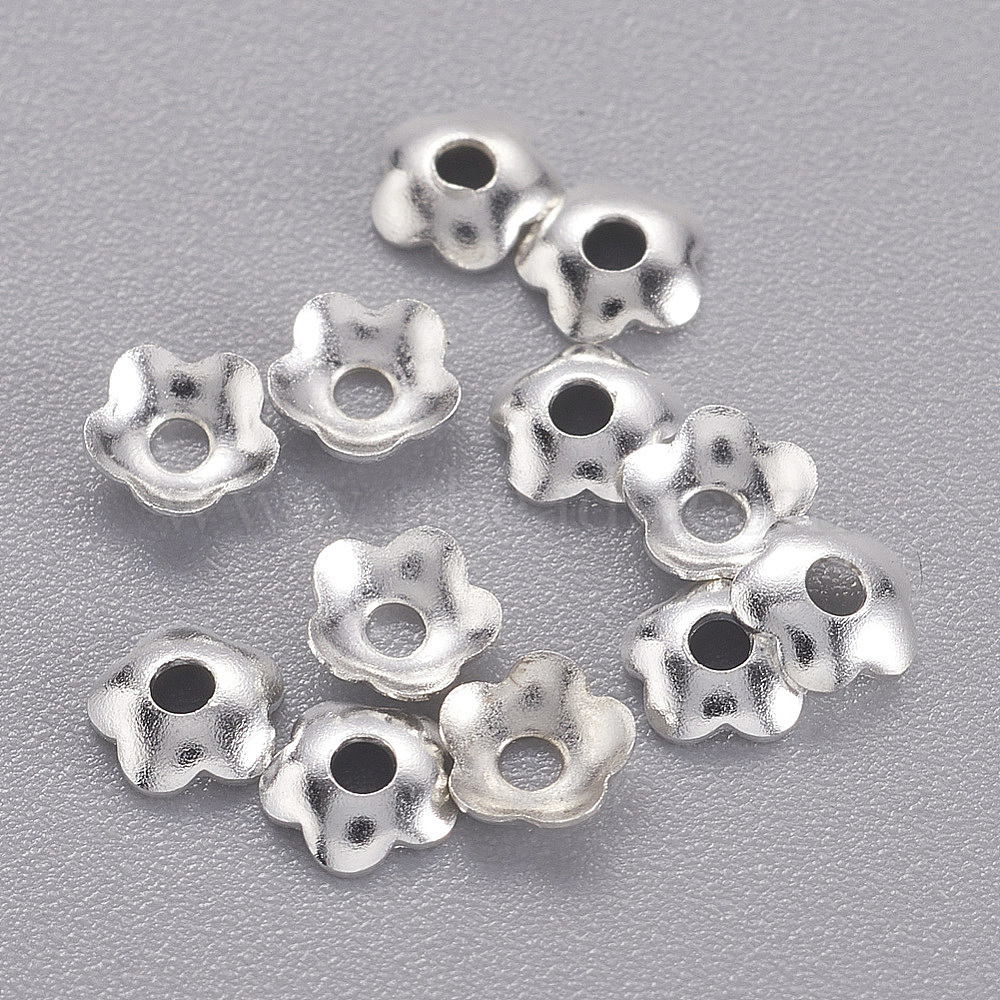 350pcs 7 Sized Flower-Shaped Spacer Beads Cap DIY Jewelry Findings Accessories 
