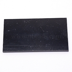 Rectangle Acrylic Board,  for Table Top Display Stand, Black, 90x50x4mm(SACR-WH0002-19)