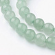 Chapelets de perle verte d'aventurine naturel(G-G735-63-8mm)-6