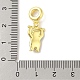 Rack Plating Brass Micro Pave Clear Cubic Zirconia Enamel European Dangle Charms(KK-S380-27G-02)-3