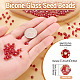 Picasso Baking Paint Glass Seed Beads(SEED-TA0001-62I)-3