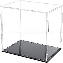 Acrylic Display Box, for Model Toy Display, Clear, 15.9x11x15.4cm(ODIS-WH0005-76)