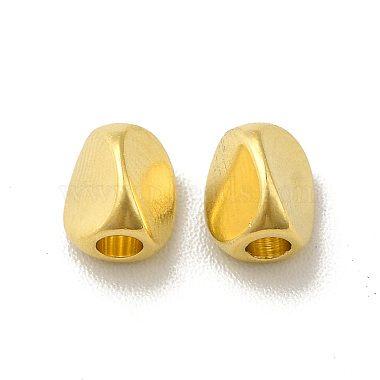 Real 24K Gold Plated Nuggets Brass Beads