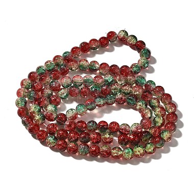 Crackle Glass Beads Strands(CCG-C002-8mm-12)-2