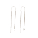 Brass Stud Earring Findings(KK-CD0001-02)-3