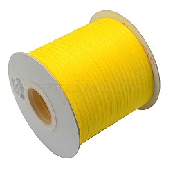 Polyester Organza Ribbon, Light Khaki, 1/8 inch(3mm), 800yards/roll(731.52m/roll)(ORIB-L001-01-645)