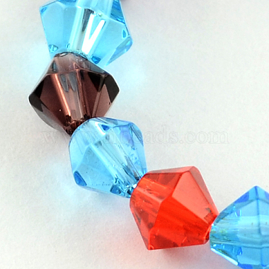 Mixed Glass Bicone Beads Strands(X-GLAA-S050-4mm)-3
